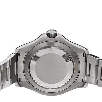 Rolex Stainless Steel Platinum 40mm Oyster Perpetual Date Yacht-Master Watch Slate 116622 4 of 5