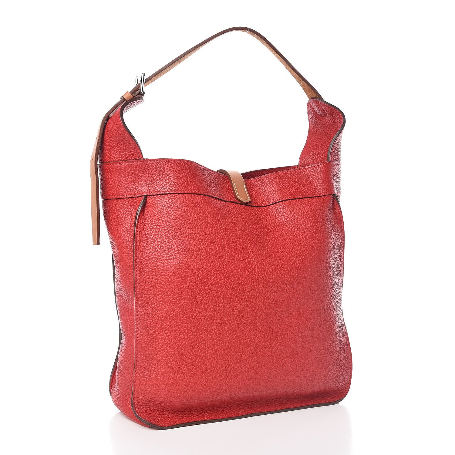 Hermes Taurillon Clemence Marwari PM Rouge Casaque 3 of 10