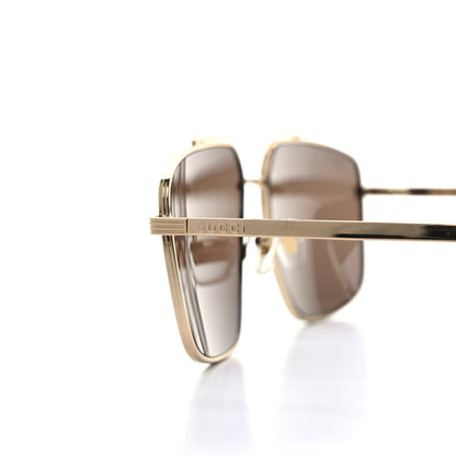 Gucci Navigator Sunglasses GG0941S Gold 7 of 7
