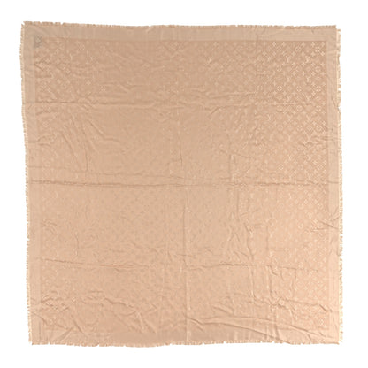 Louis Vuitton Silk Wool Monogram Shawl Dune 1 of 3