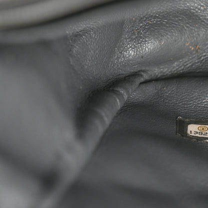 Chanel Patent Quilted Jumbo Single Flap Grey 7 of 15