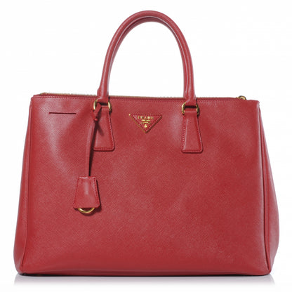 Prada Saffiano Lux Tote Fuoco 1 of 9