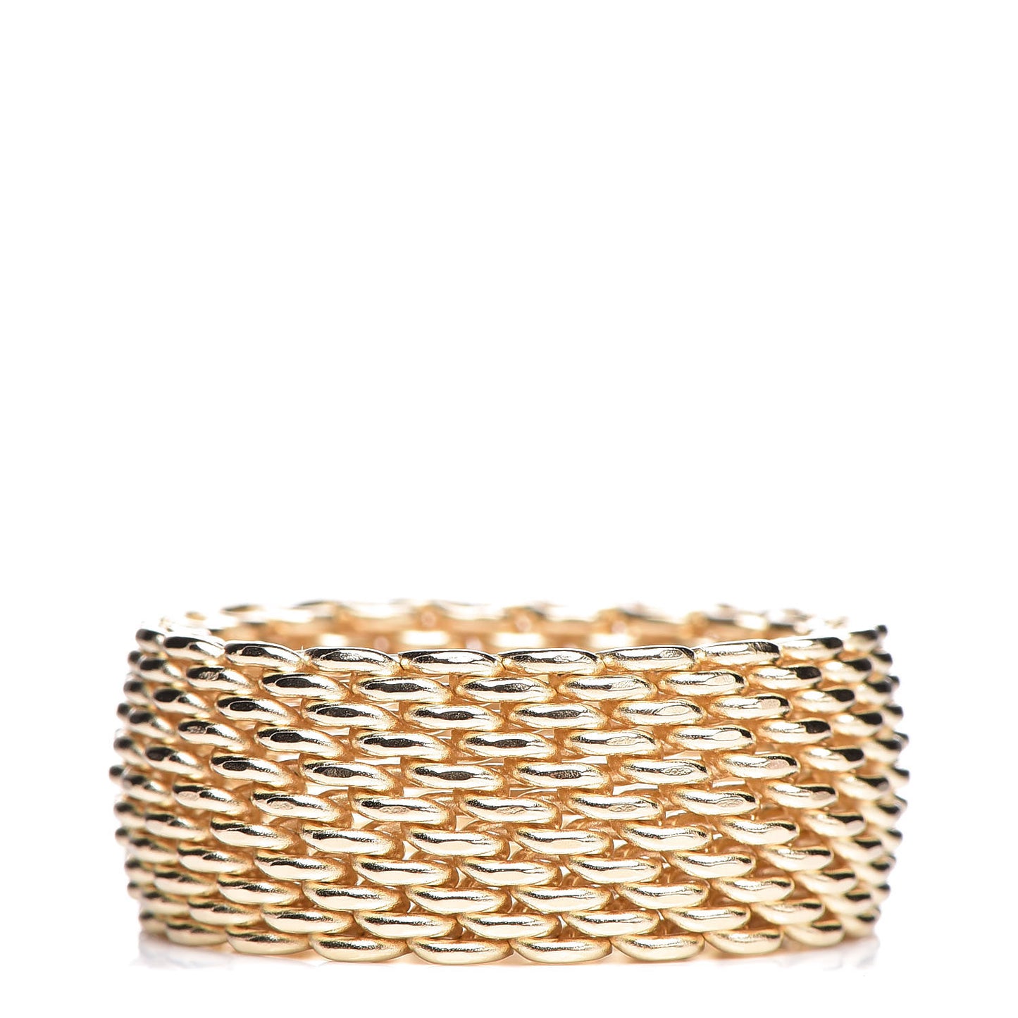 18K Yellow Gold Wide Somerset Ring 58 8.5