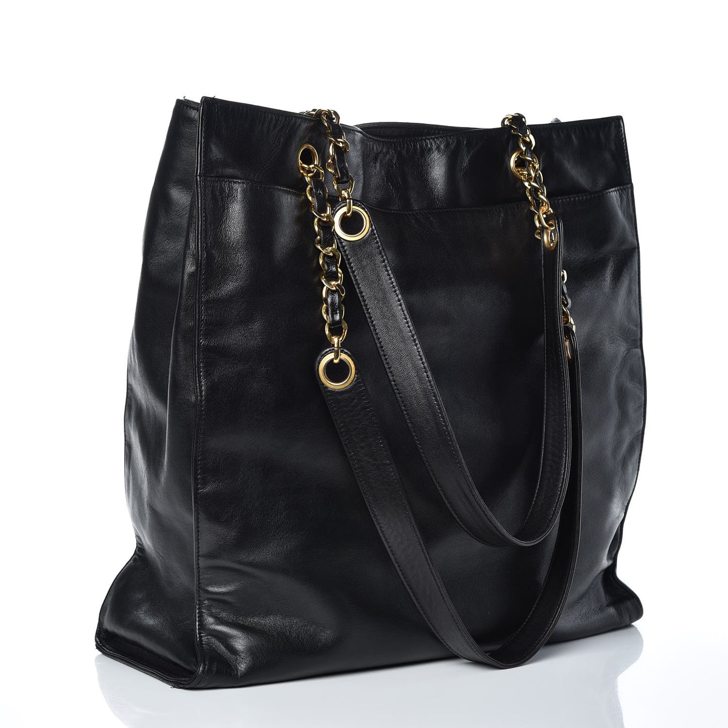 Lambskin CC Shoulder Bag Black