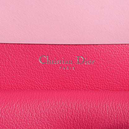 Christian Dior Calfskin Perforated Cannage Dioriva Tote Hot Pink 6 of 8