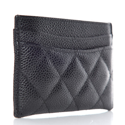 Chanel Caviar Quilted Card Holder Black 3 of 7