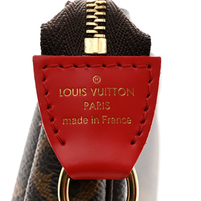 Louis Vuitton Monogram 2020 Christmas Animation Bumper Cars Mini Pochette Accessories Coquelicot 6 of 8