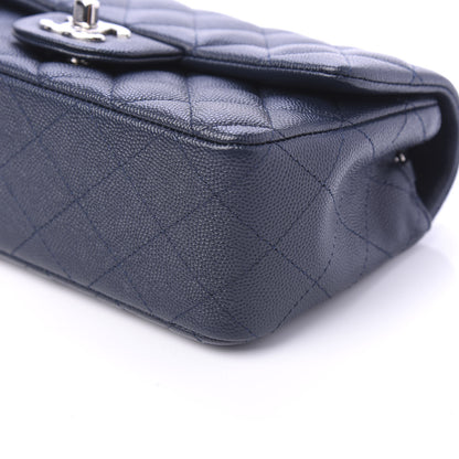 Chanel Caviar Quilted Mini Rectangular Flap Navy 7 of 11