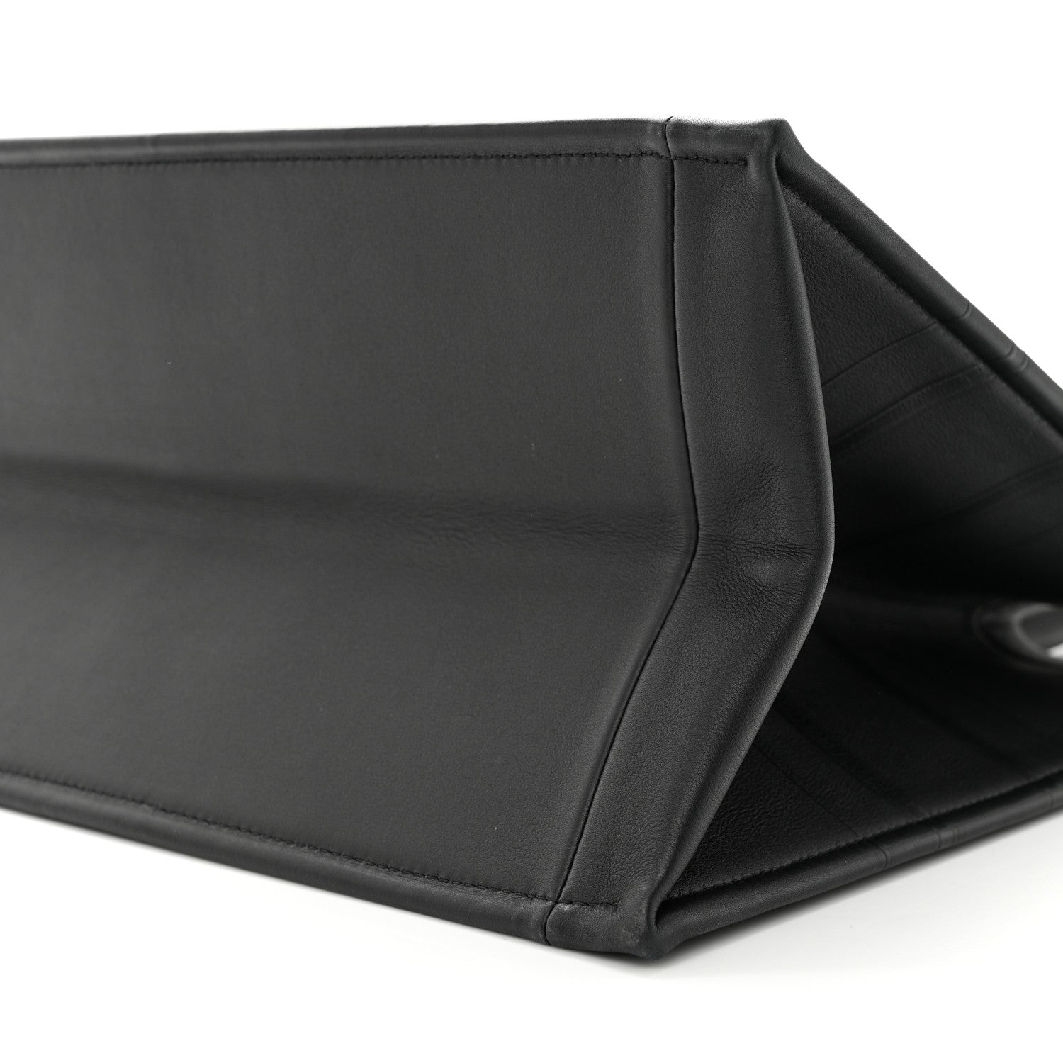 Christian Dior Calfskin Embossed Medium Book Tote Black 10 of 10