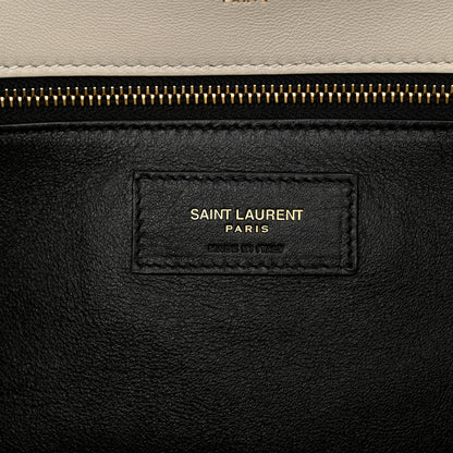 Saint Laurent Lambskin Quilted Sade Puffer Envelope Clutch 5 of 9