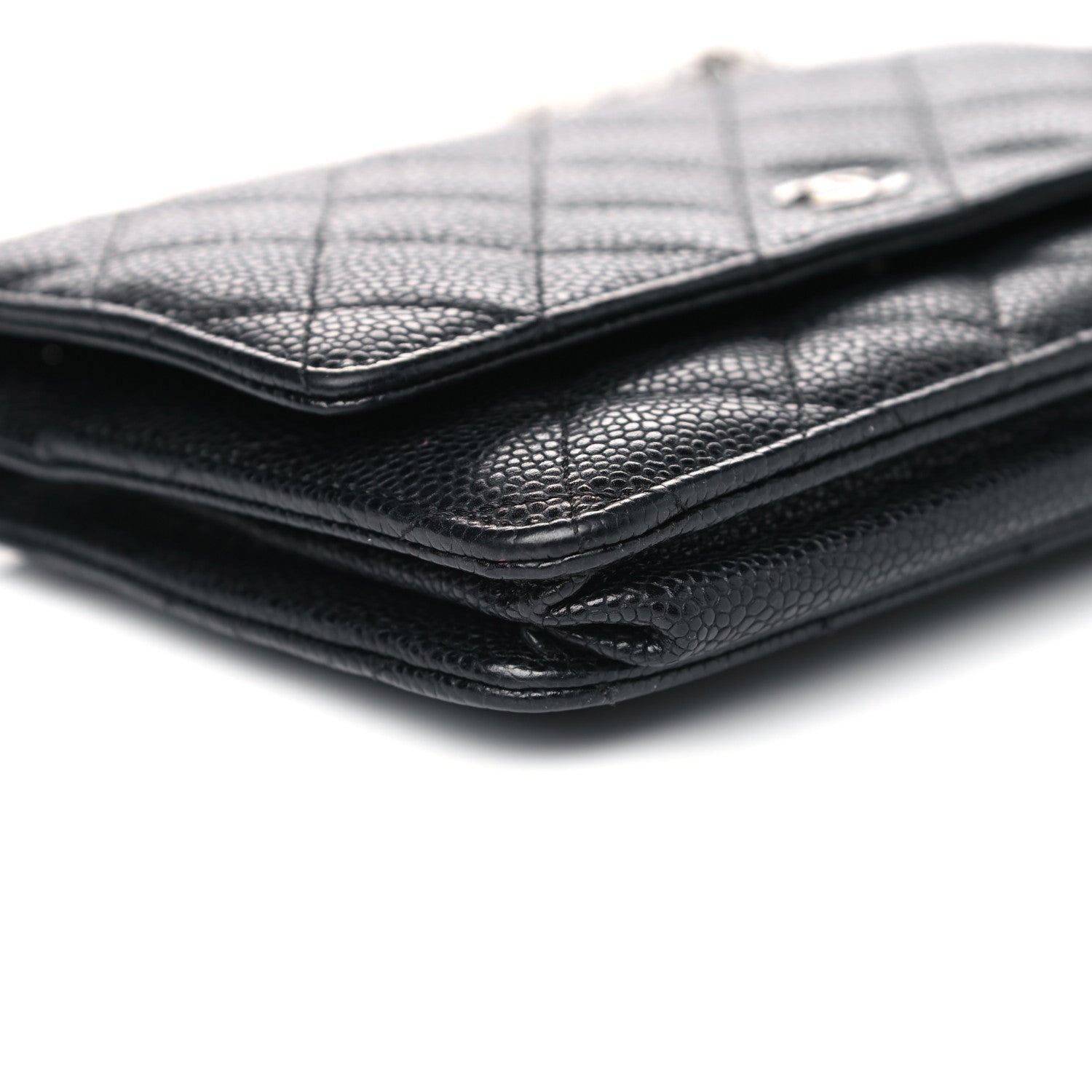 Chanel Caviar Quilted Wallet On Chain WOC Black 10 of 18