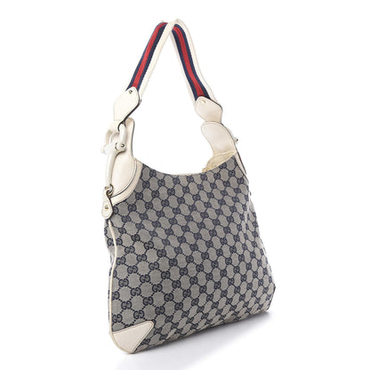 Gucci Monogram Creole Hobo Ivory 3 of 12