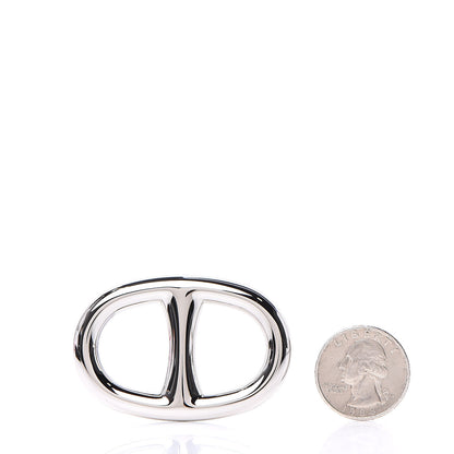 Hermes Palladium Chaine D'Ancre Scarf Ring 2 of 2