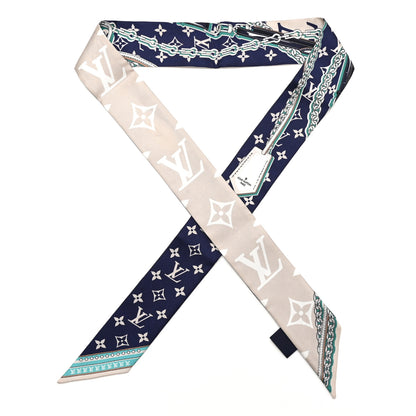 Louis Vuitton Silk Ultimate Monogram BB Bandeau Bleu Marine 1 of 5