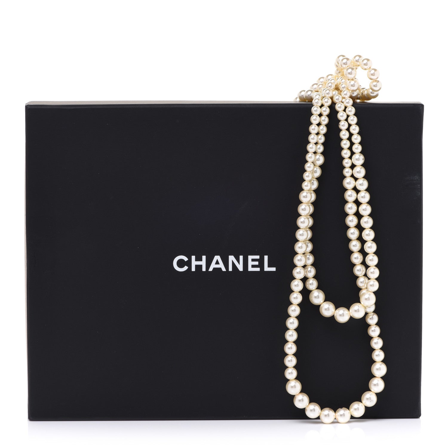 Chanel Pearl Multi Strand CC Necklace Gold 5 of 5