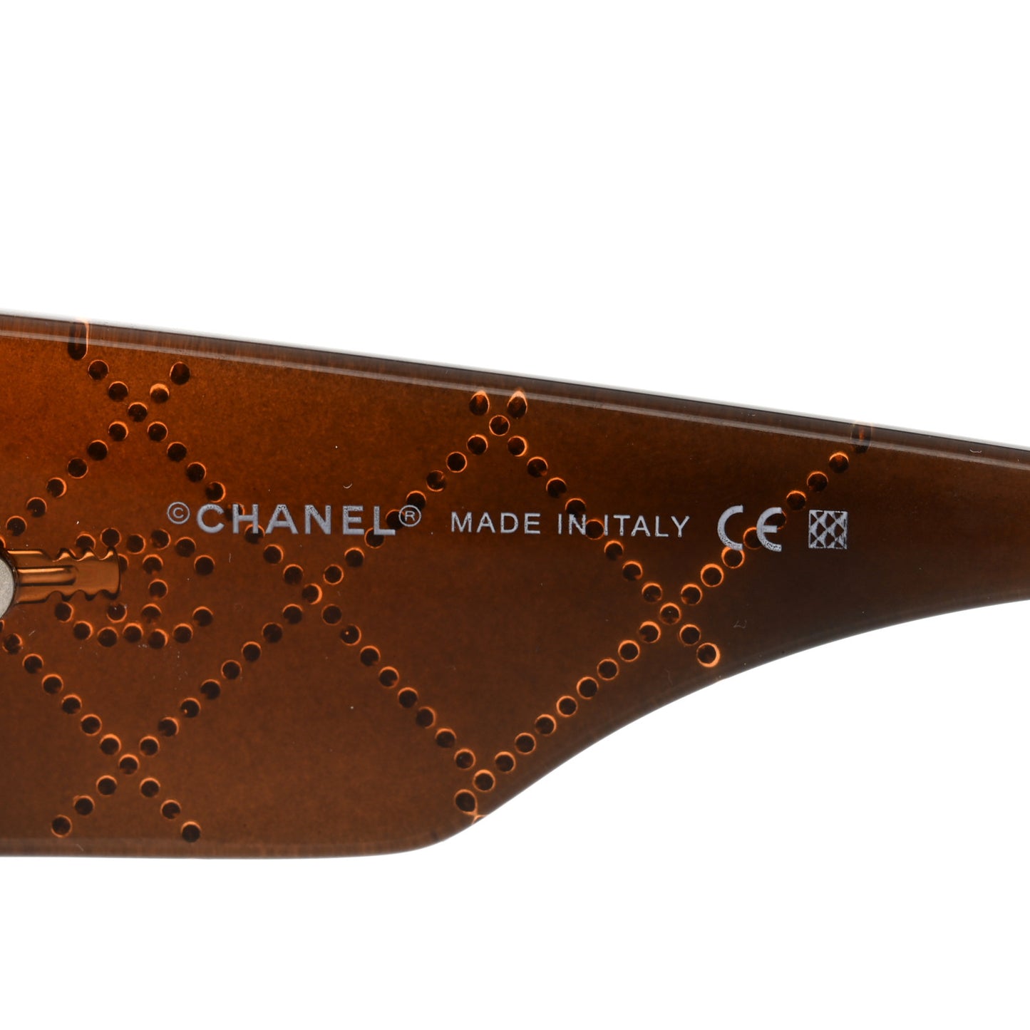 Acetate Crystal CC Sunglasses 5080-B Brown