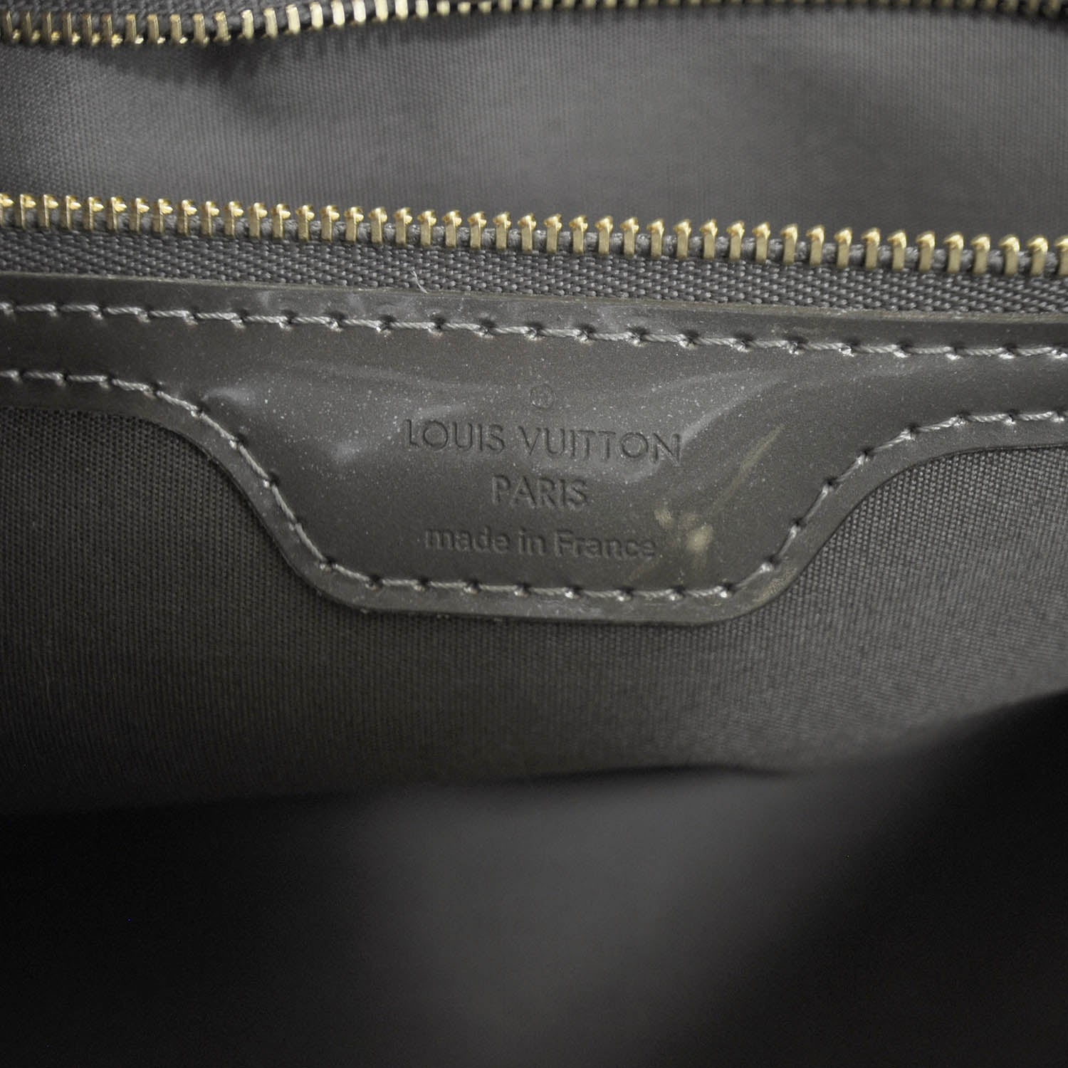 Louis Vuitton Vernis Wilshire PM Gris Art Deco 8 of 9