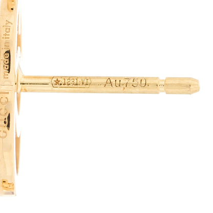 Gucci 18K Yellow Gold GG Tissue Stud Earrings 4 of 6