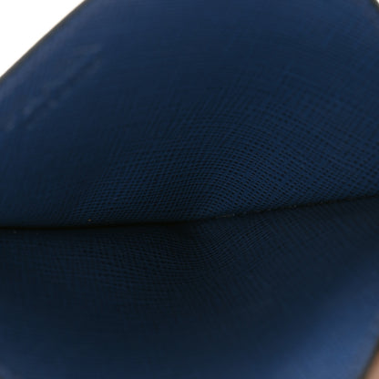 Prada Saffiano Card Case Blue 5 of 7