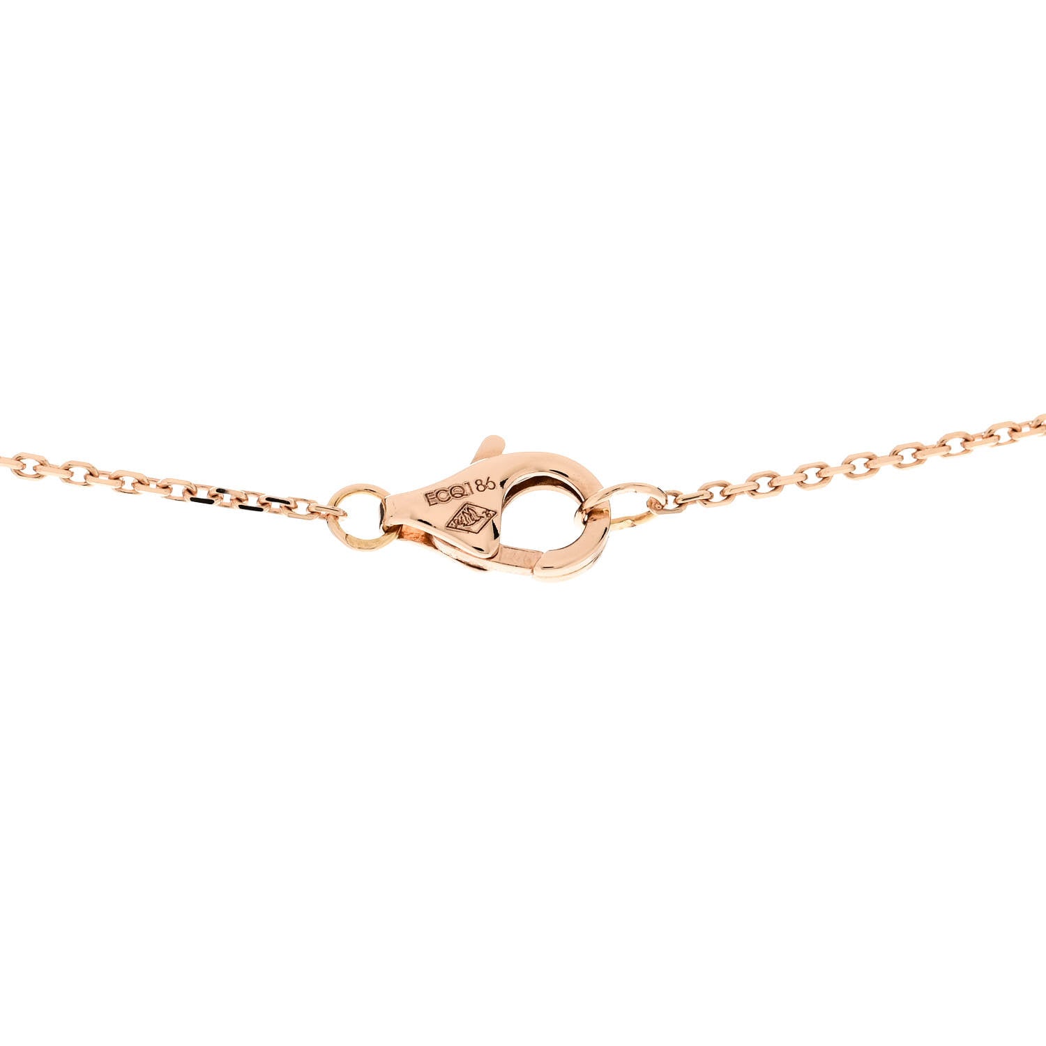 Cartier 18K Pink Gold Tsavorite Black Lacquer Panthère De Cartier Pendant Necklace 4 of 6