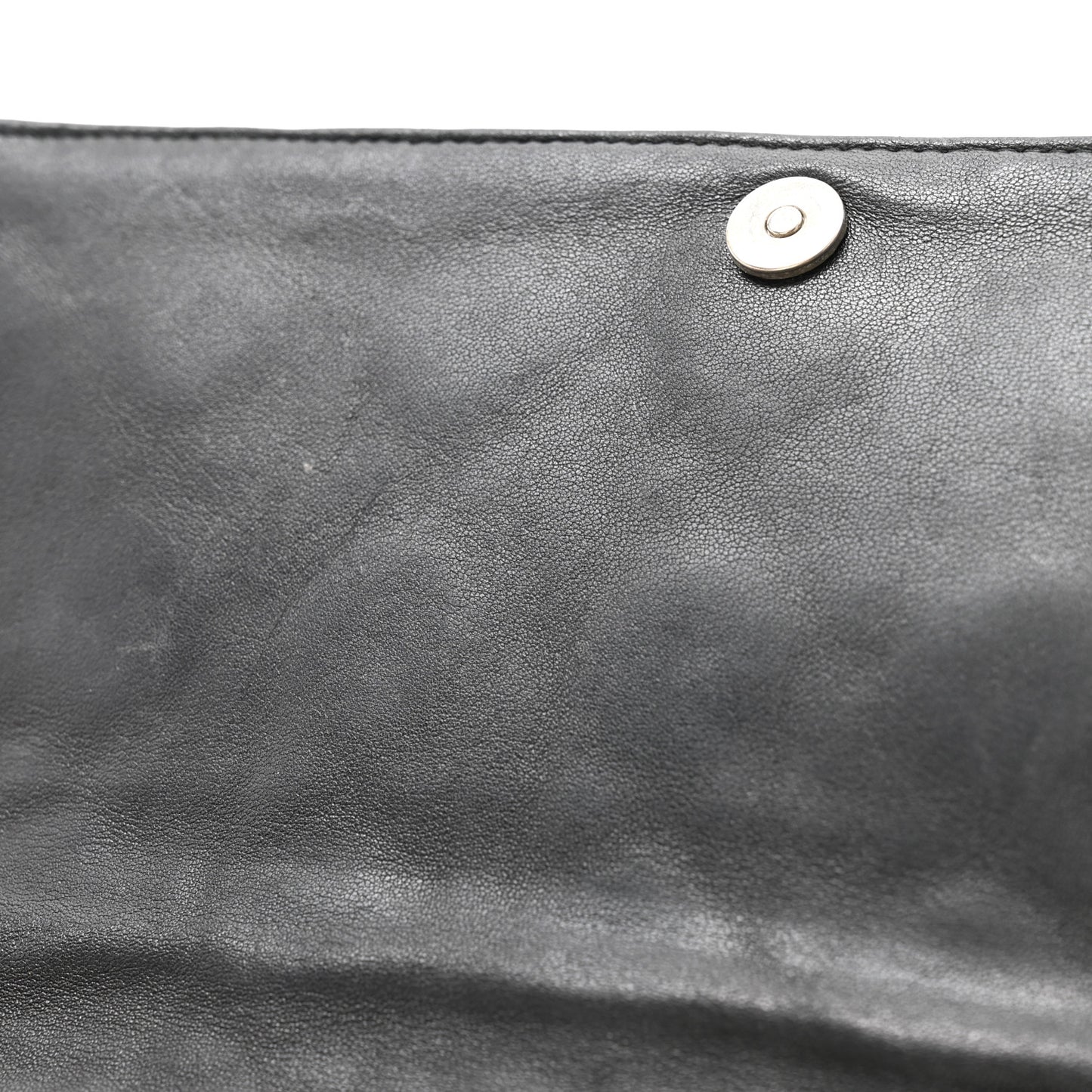 Patent Cannage Lady Dior Convertible Clutch Black