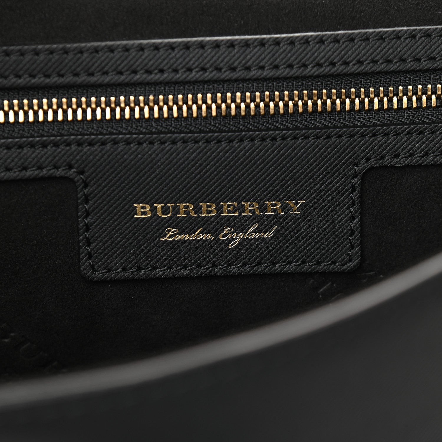 Burberry Trench Calfskin Medium DK88 Top Handle Bag Black 6 of 9