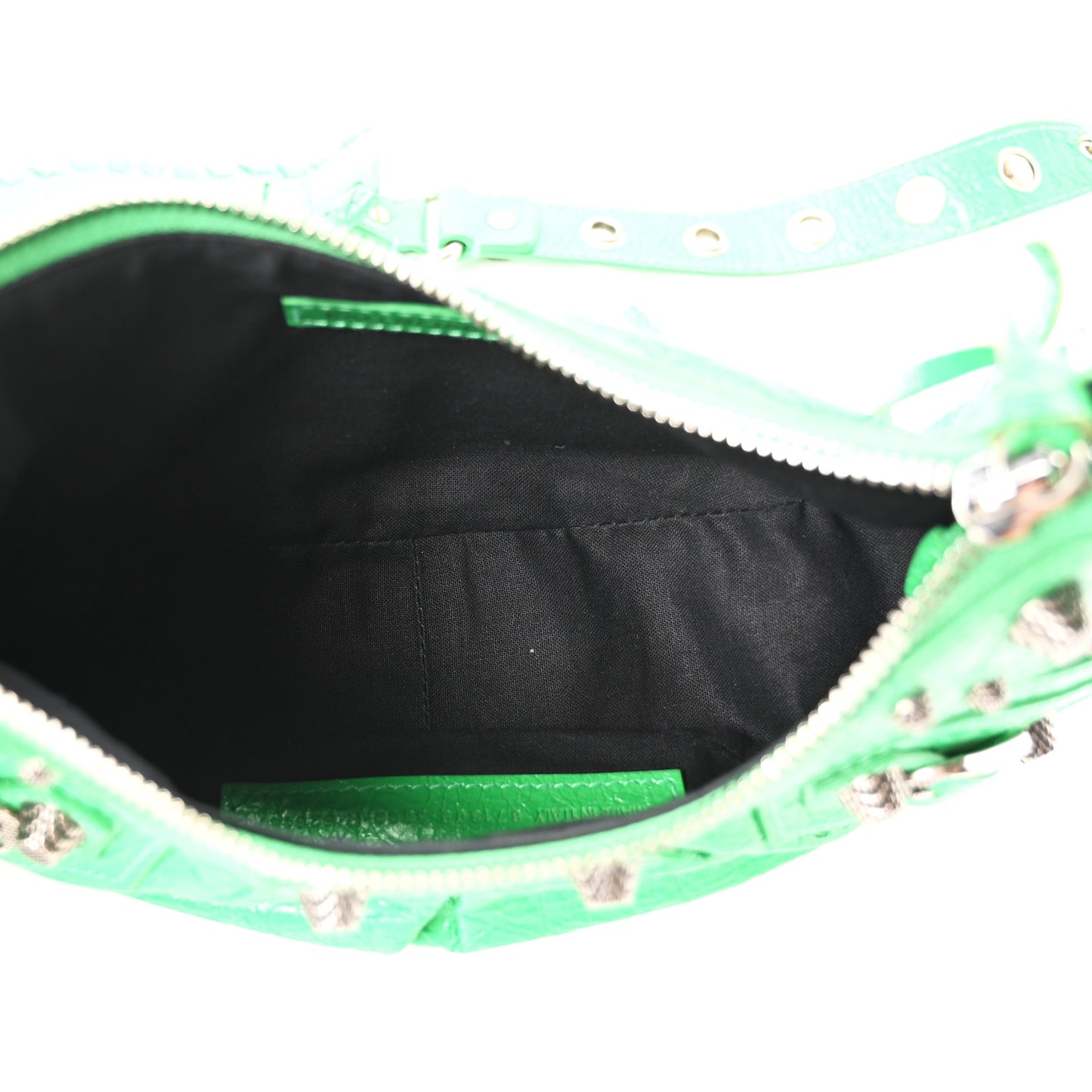 Agneau Arena Le Cagole Shoulder Bag XS Vivid Green