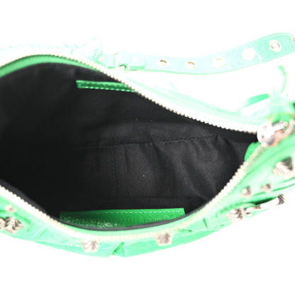 Balenciaga Agneau Arena Le Cagole Shoulder Bag XS Vivid Green 6 of 11