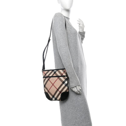 Burberry Supernova Check Small Dryden Crossbody Bag Black 2 of 12