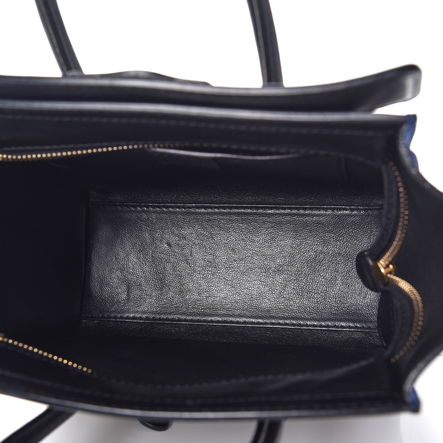 Celine Elephant Calfskin Suede Tri-color Nano Luggage Sand 6 of 14