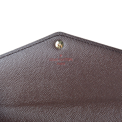 Louis Vuitton Damier Ebene Sarah Wallet NM 6 of 7