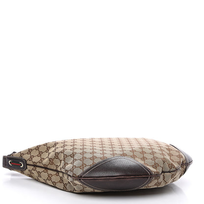 Gucci Monogram Large Princy Hobo Dark Brown 3 of 11