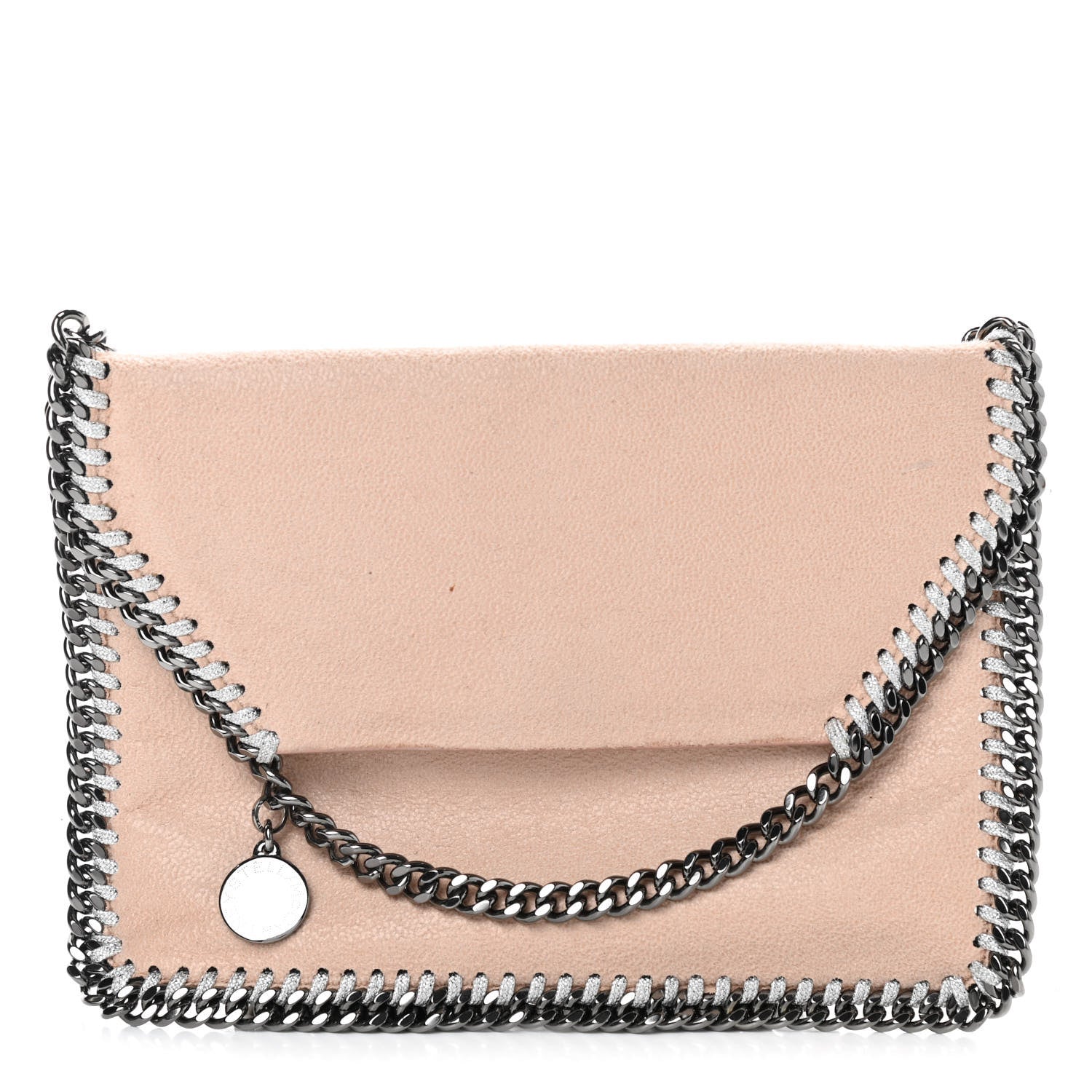 Stella McCartney Shaggy Deer Mini Falabella Crossbody Bag Powder 1 of 9