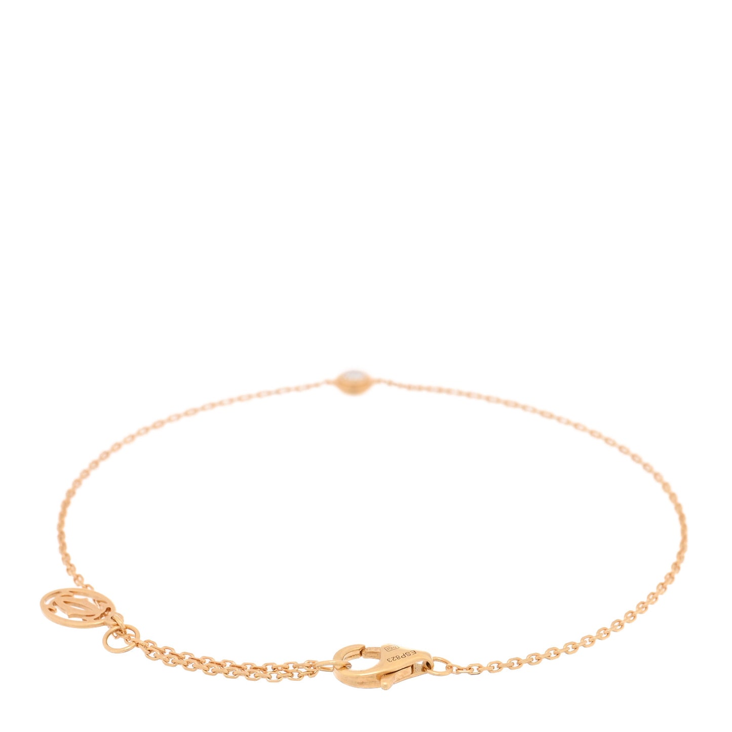 18K Yellow Gold Diamond XS D'Amour Bracelet
