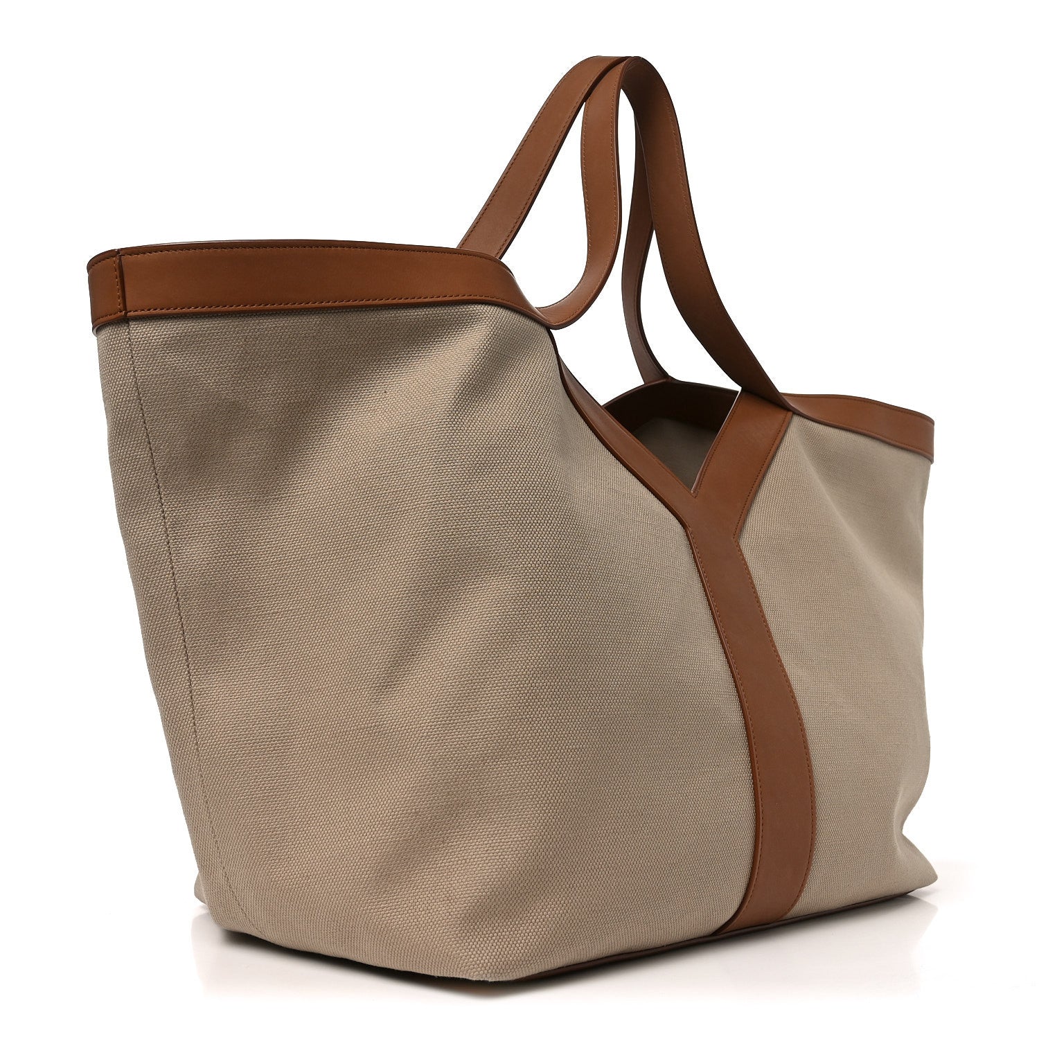 Saint Laurent Canvas Y Tote Beige Brick 2 of 9