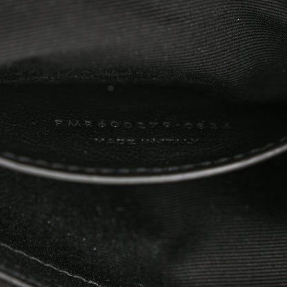 Saint Laurent Sheepskin Matelasse Chevron Monogram Medium College Bag Black 7 of 11