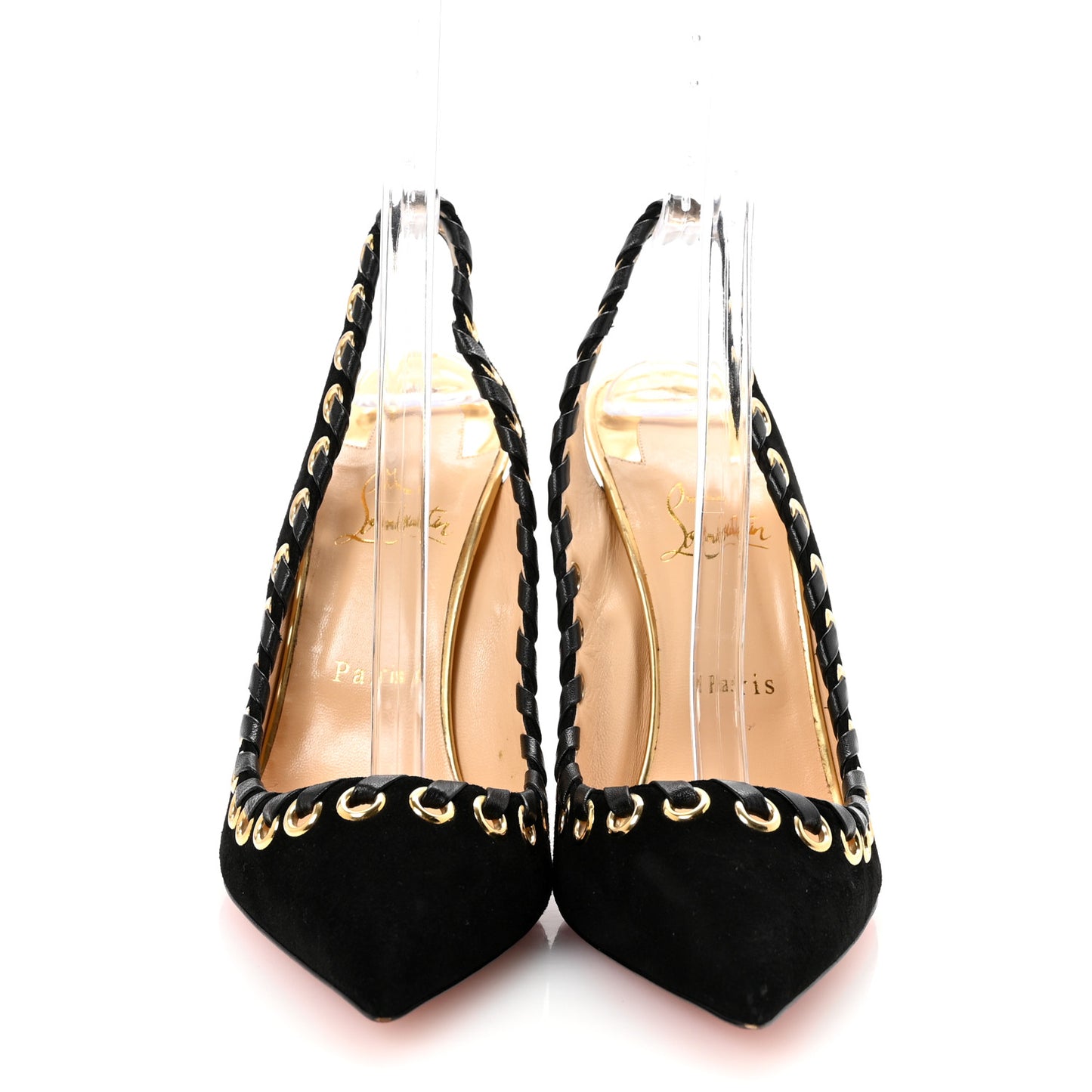 Suede Ostri 100 Slingback Pumps 41 Black