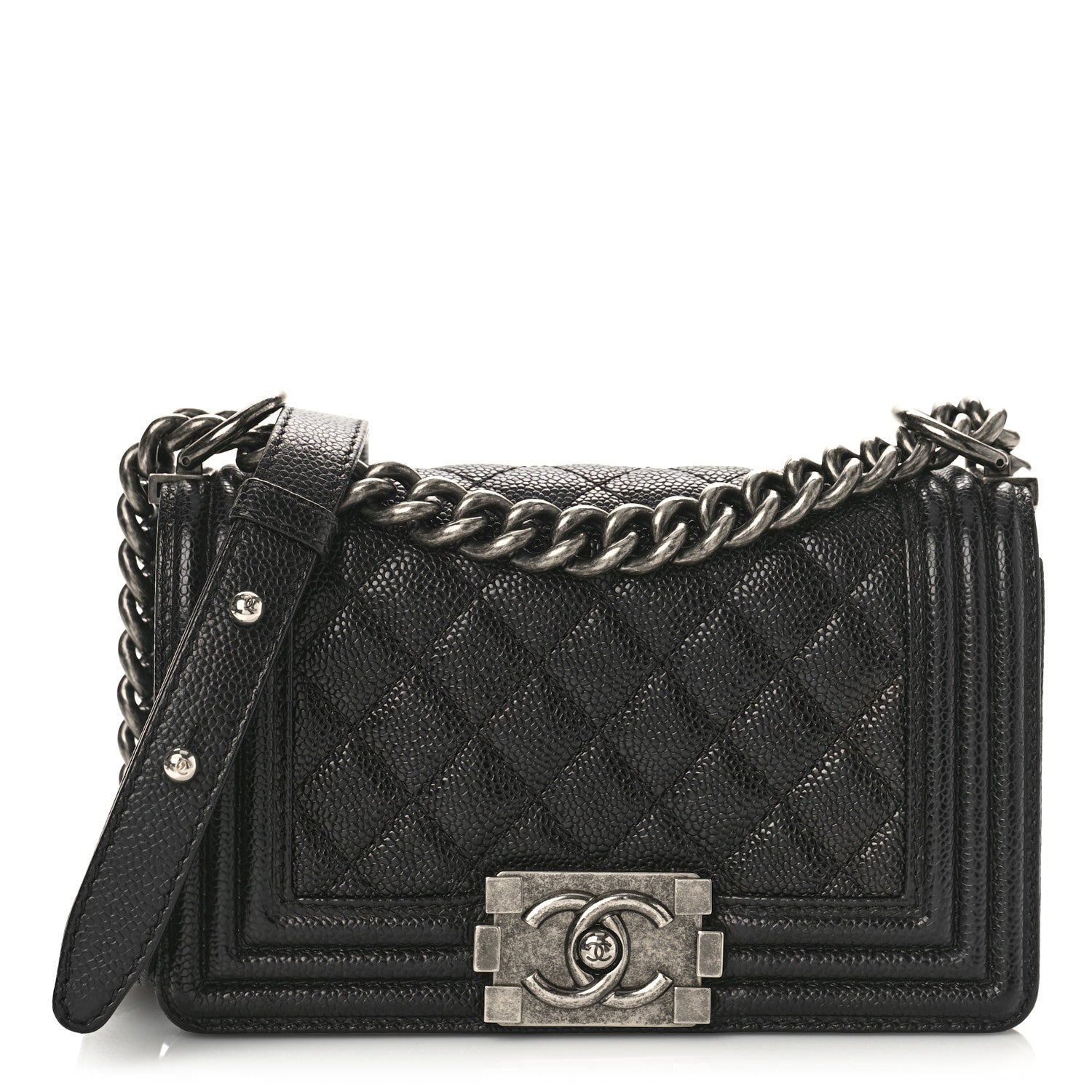 Chanel Caviar Quilted Small Boy Flap Black 1 of 10