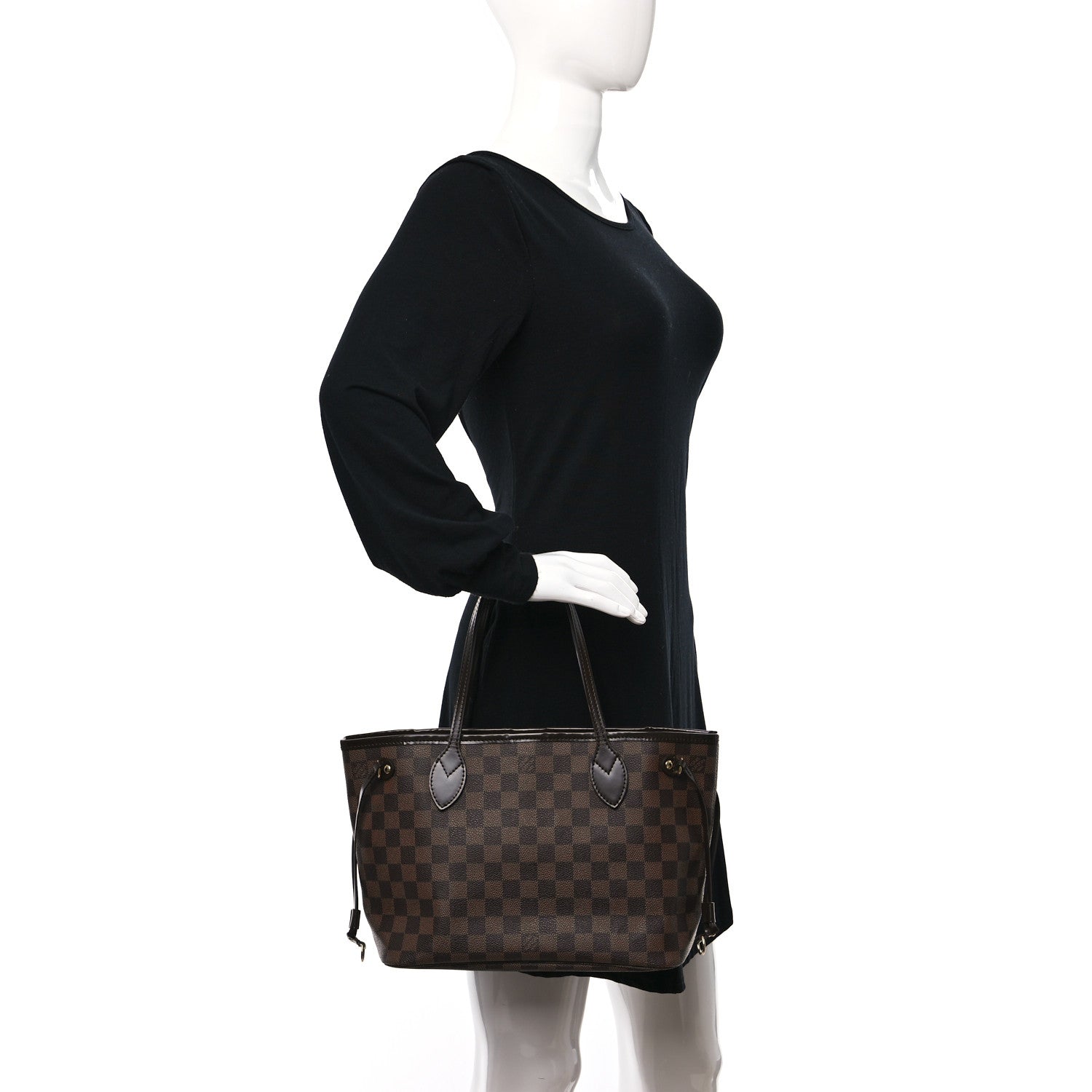 Louis Vuitton Damier Ebene Neverfull PM 3 of 11