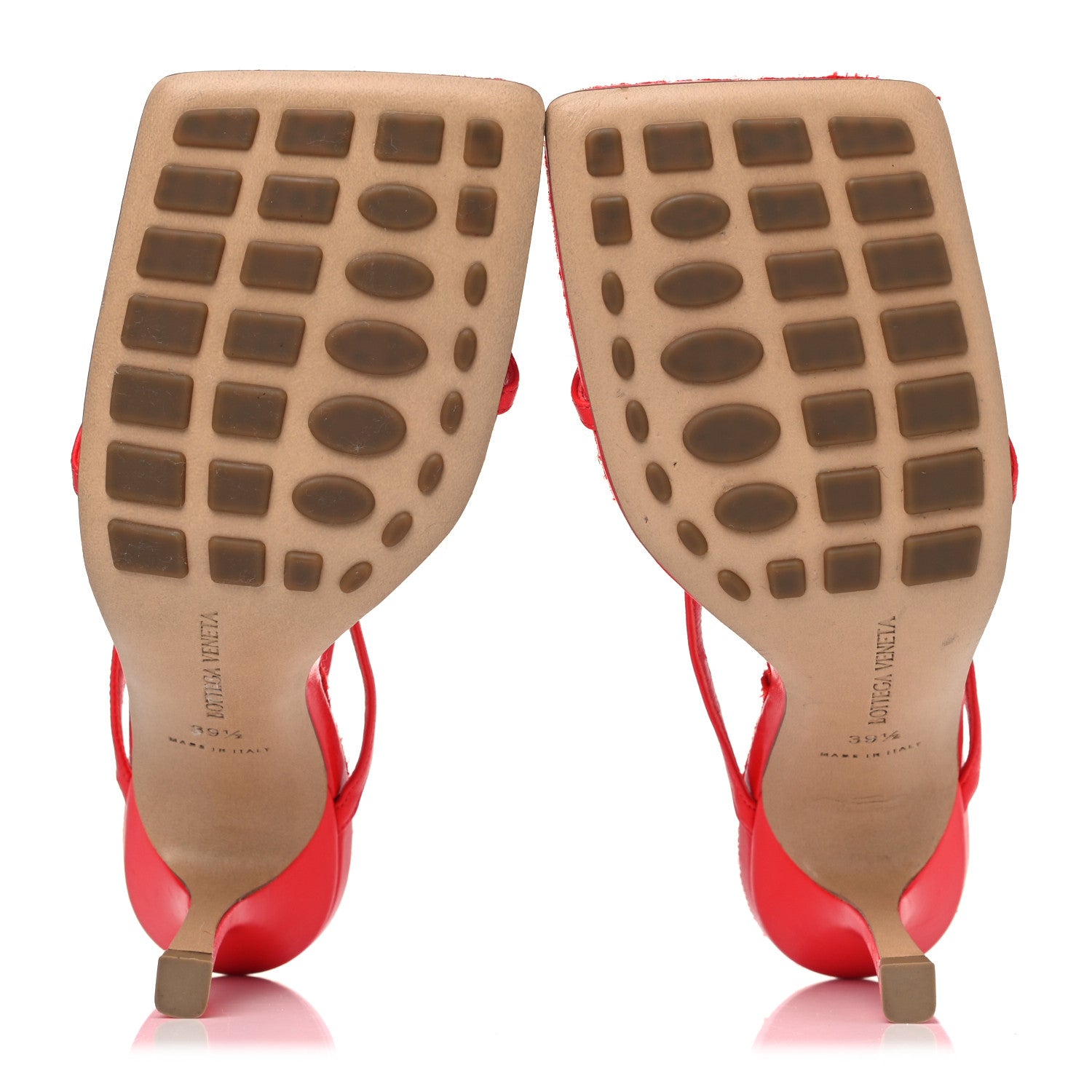 Bottega Veneta Nappa Rope Stretch Multi Strap 90mm Sandals 39.5 Tomato 5 of 11