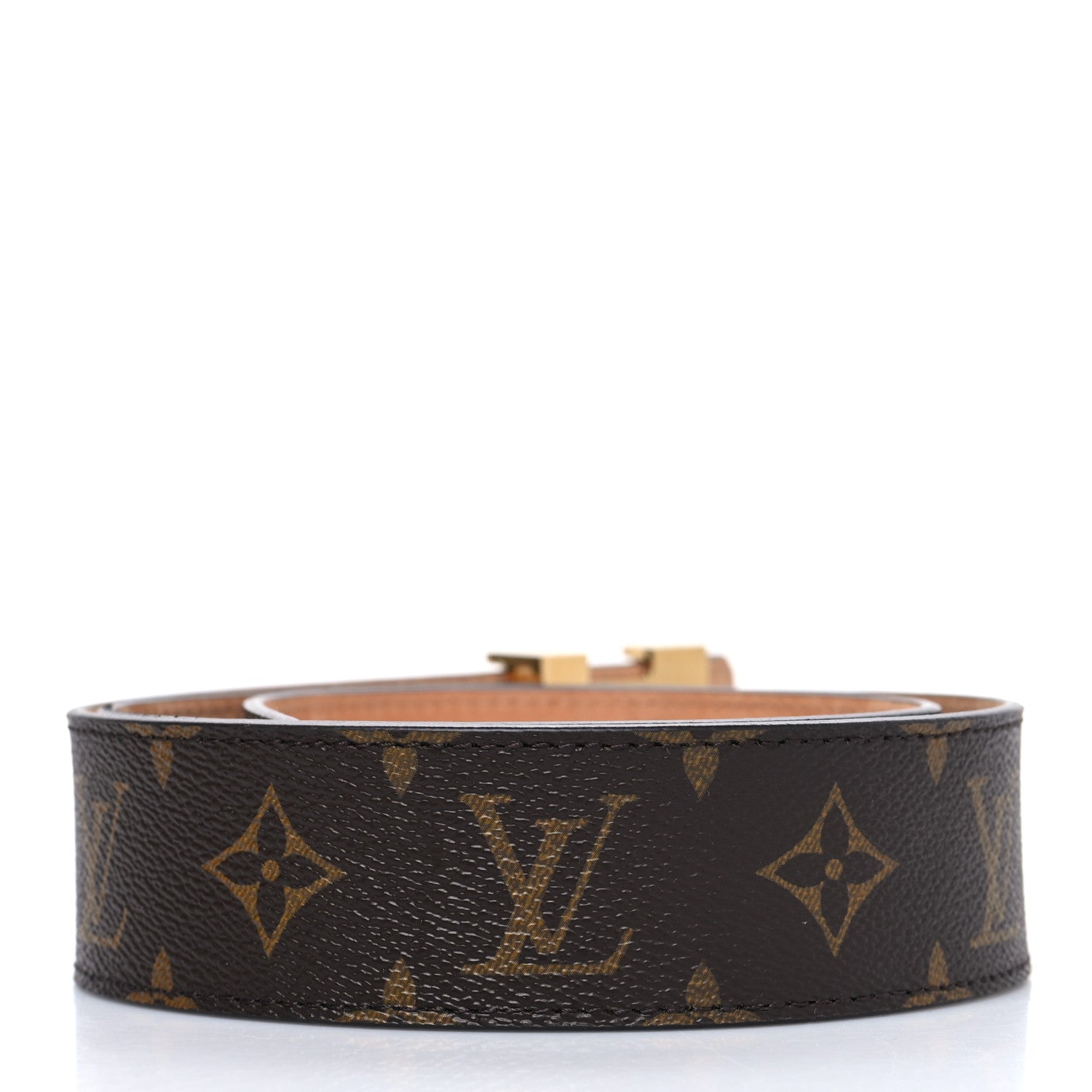 Louis Vuitton Monogram 40mm LV Initiales Belt 85 34 2 of 7
