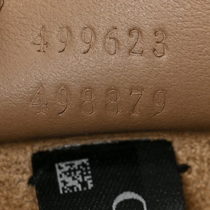 Gucci GG Supreme Monogram Suede Crystal Small Dionysus Shoulder Bag Beige Ebony Taupe 7 of 9