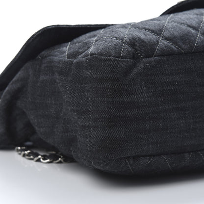 Chanel Denim Quilted Stretch Spirit Messenger Bag 9 of 10
