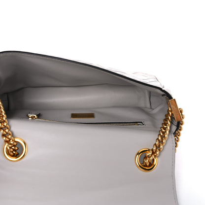Fendi Nappa Small FF Embossed Midi Chain Baguette Ghiaia 7 of 10