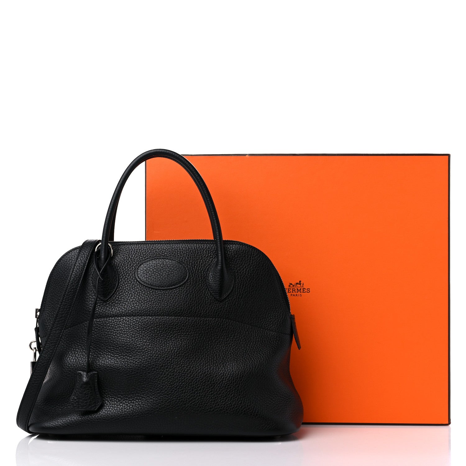 Hermes Taurillon Clemence Bolide 31 Black 12 of 12