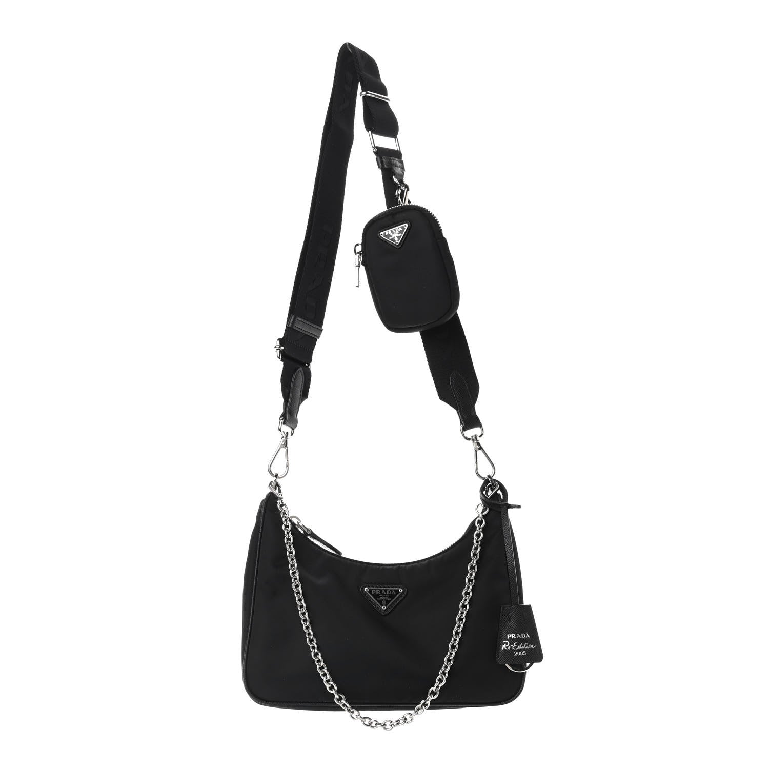 Prada Nylon Re-Edition 2005 Shoulder Bag Black 1 of 10
