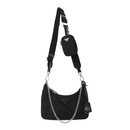 Prada Nylon Re-Edition 2005 Shoulder Bag Black 1 of 10