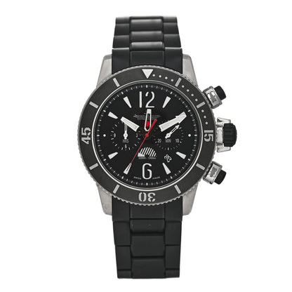 Jaeger-LeCoultre Titanium Rubber 44mm Master Compressor Chronograph GMT Navy Seals Limited Edition Automatic Watch Black Q178T677 1 of 6