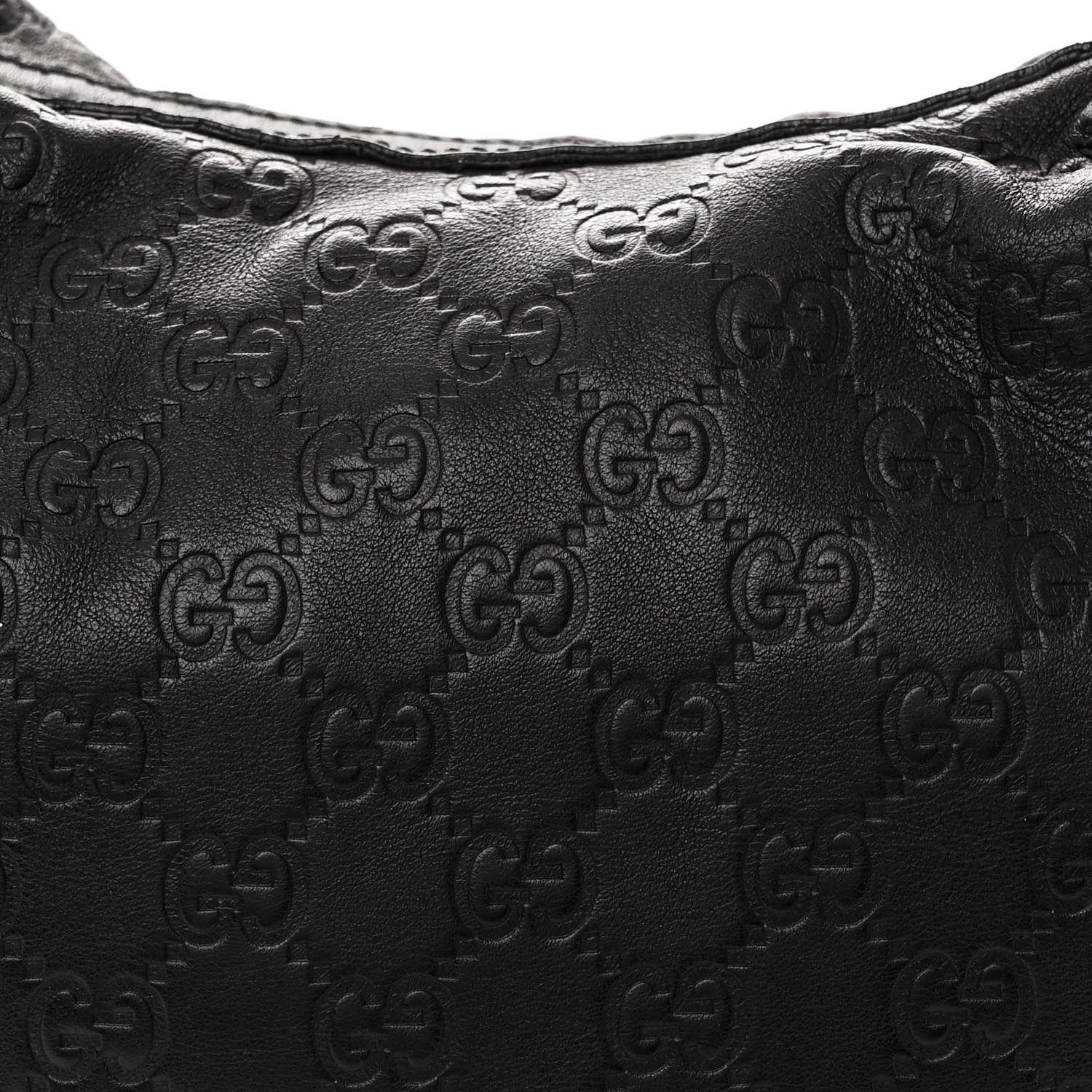 Gucci Guccissima Medium GG Twins Hobo Black 8 of 13
