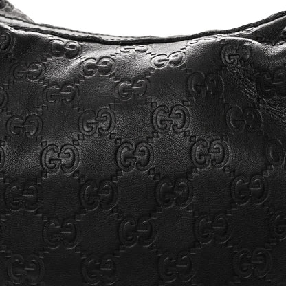 Gucci Guccissima Medium GG Twins Hobo Black 8 of 13